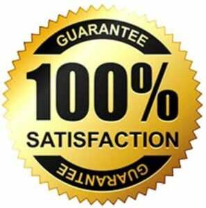 "100% Satisfaction Guarantee" badge.