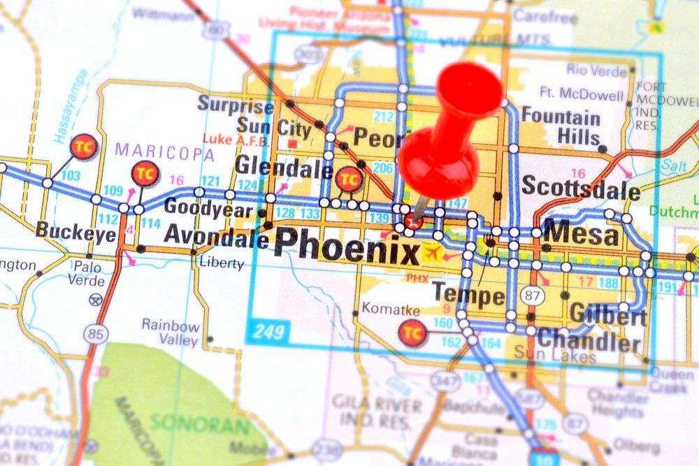 Scorpion Map Phoenix Valley, AZ | Responsible Pest Control